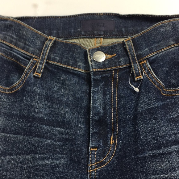 Koral Women Pant Denim Mid Bootcut Jeans Blue Size 24 Preowned D1283 - Picture 4 of 4